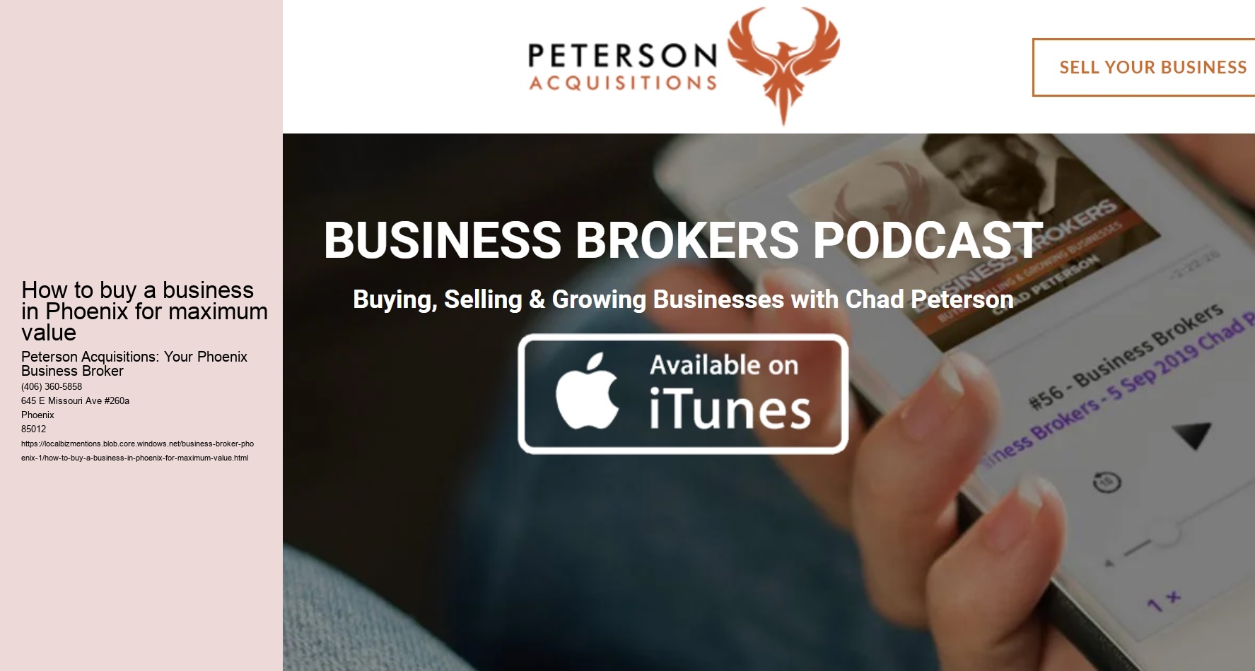 How to buy a business in Phoenix for maximum value