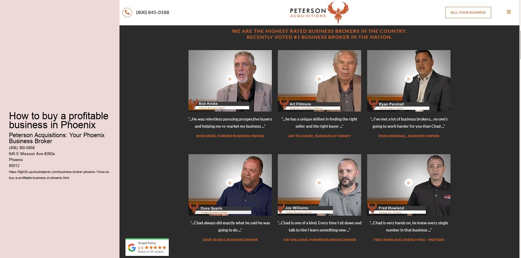 How to buy a profitable business in Phoenix